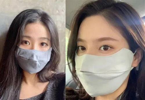 明星网红防晒口罩图片真实,时尚防晒两不误